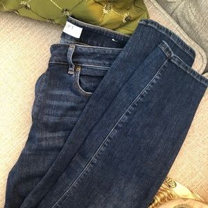 Loft outlet cropped 12p medium wash jeans women’s Ann Taylor